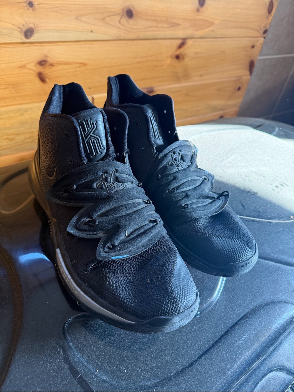 Nike Black Low-Top Basketball Sneakers